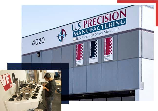 CNC milling and machining is performed on-site at our southern California facility