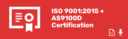 ISO 9001:2015 + AS9100D Certification